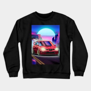 Subaru Impreza WRX STi Hawkeye (2006) Cyberpunk City Crewneck Sweatshirt